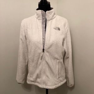 White North Face Jacket SZ M